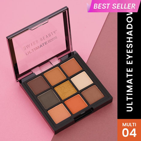 Buy Swiss Beauty Ultimate Eyeshadow Palette Kit - Multi-04 (6 gm)-Purplle