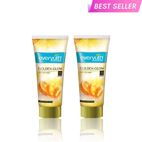 Buy Everyuth Golden Glow Peel-off Mask 100 gm * 2 (200 gm)-Purplle
