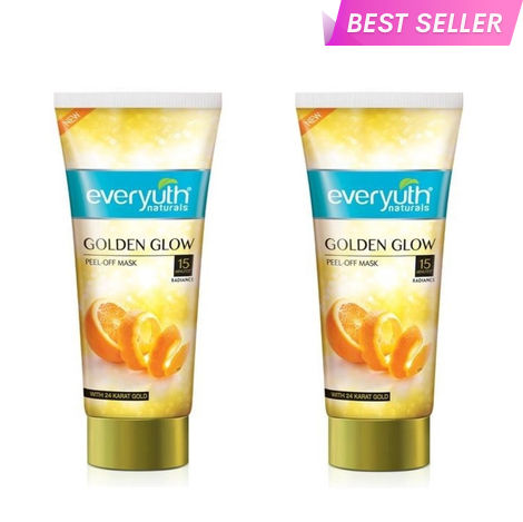 Buy Everyuth Golden Glow Peel-off Mask 100gm * 2 (200gm)-Purplle