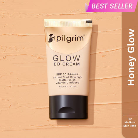 Buy Pilgrim BB Cream Honey Glow,Instant spot coverage, Light Make-up Glow,For Woman 30 ml-Purplle