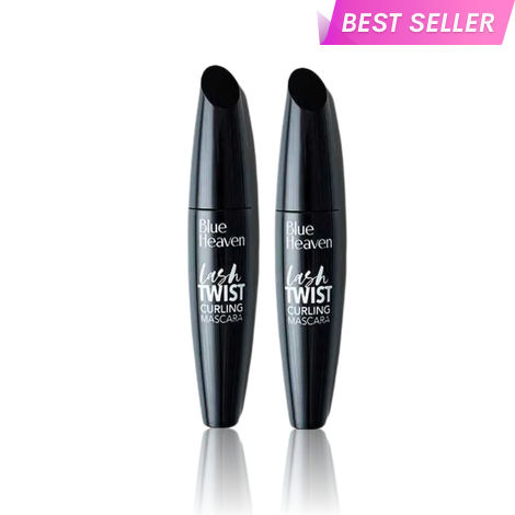 Buy Blue Heaven Lash Twist Mascara (Black, 12 ml) Pack of 2-Purplle