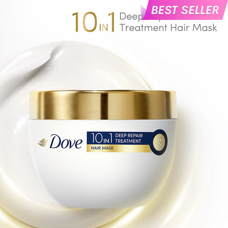 Buy Dove 10 in 1 Deep Repair Treatment Hair Mask, for damaged hair 300 ml-Purplle