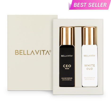 Buy Bella Vita Luxury Light & Dark (CEO Man & White Oud) Perfume Combo (20 ml X 2) | bella vita perfume gift set for men-Purplle