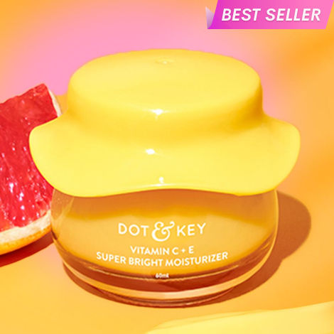 Buy Dot & Key Vitamin C + E Sorbet Super Bright Moisturizer for Face | Vitamin C Face Cream For Glowing Skin | Fades Pigmentation & Dark Spots, Reduces Skin Dullness | Oil Free & Lightweight | For All Skin Types | 60 ml-Purplle