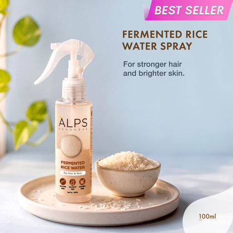 Buy Alps Goodness Fermented Rice Water (100 ml) | Rice Water for Hair and Face|Shiny Silky Hair |Korean Glass Skin |For Brighter Skin | Elastic & Glowy Skin&nbsp;-Purplle