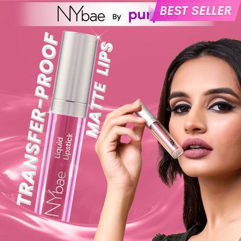 Buy NY Bae Confessions Liquid Lipstick - Ladies Night 6 (4.5 ml) | Matte Lipstick | Nude Brown Shade | Moisturizing | Long Lasting | Transfer Proof-Purplle