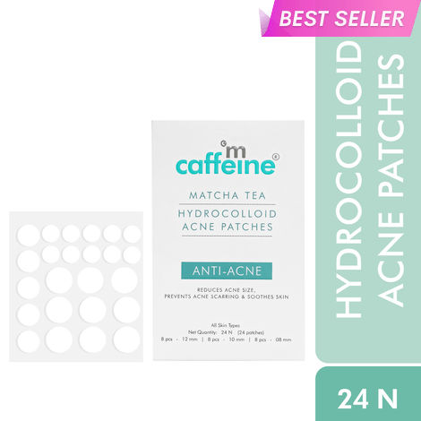 Buy MCaffeine Matcha Tea Hydrocolloid Acne Patches-Purplle