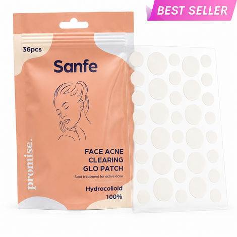 Buy Sanfe.Beauty Promise Face Acne Patch - Pack of 36 | Pimple Healing Patch | Absorbing Cover |Invisible, Blemish Spot, Hydrocolloid, Skin Treatment-Purplle