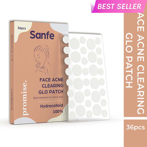 Buy Sanfe.Beauty Promise Face Acne Patch - Pack of 36 | Pimple Healing Patch | Absorbing Cover |Invisible, Blemish Spot, Hydrocolloid, Skin Treatment-Purplle