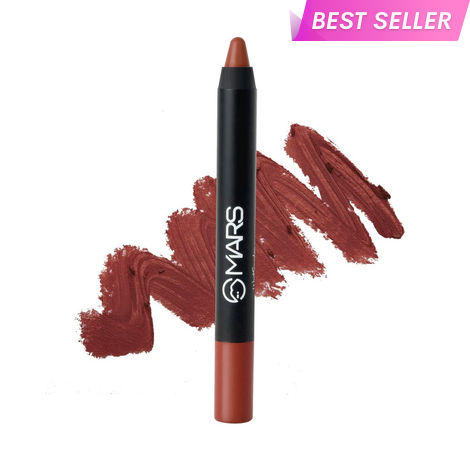 Buy MARS Long Lasting Won't Smudge Won't Budge Lip Crayon with Matte Finish - Girl Power| 3.5g-Purplle