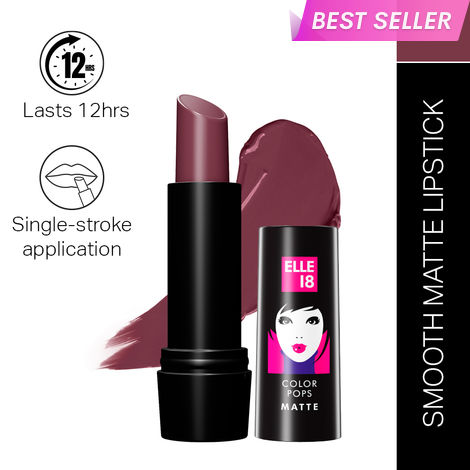 Buy Elle18 Color Pop Matte Lip Color, W15, Winter Berry, 4.3 gm-Purplle