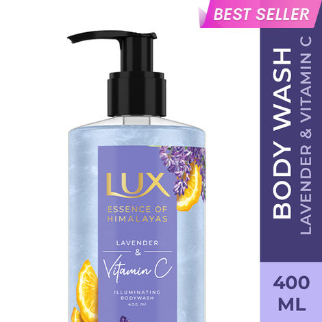 Buy LUX LAVENDER & VIT C ILLUMINATING BW 400 ml-Purplle