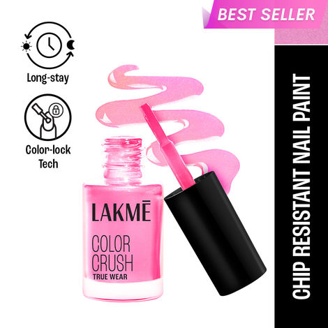 Buy Lakme True Wear Color Crush Nail Polish, Long Lasting & Vibrant Nail Paint, 36, 6 ml-Purplle