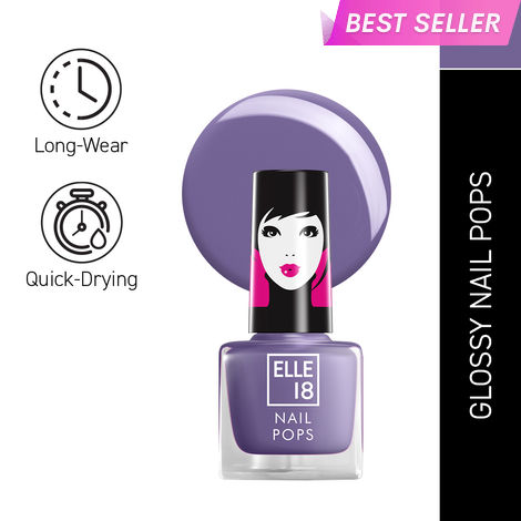 Buy Elle 18 Nail Pops 186 5ml-Purplle