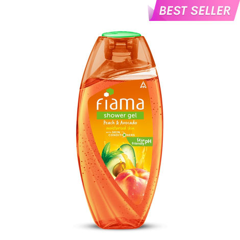 Buy Fiama Shower Gel Peach & Avocado, Body Wash with Skin Conditioners for Soft Moisturised Skin, 250 ml bottle-Purplle