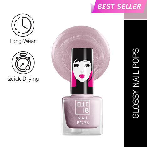 Buy Elle18 Nail Pops Nail Color Shade 08 (5 ml)-Purplle