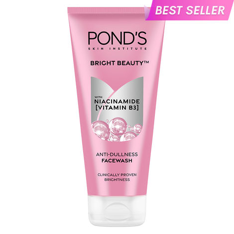 Buy Ponds Bright Beauty Facewash with Niacinamide, For Glass Skin-like Shine, 200 gm-Purplle