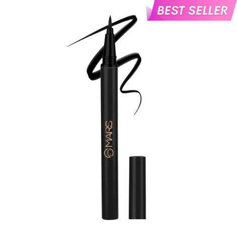 Buy MARS City Stroke Charming Eyes Liquid Eyeliner | Long-lasting | Smudge Proof Eye Liner | Felt Tip for Precise Application | Quick Drying Formula (1 ml) (04-Black)-Purplle