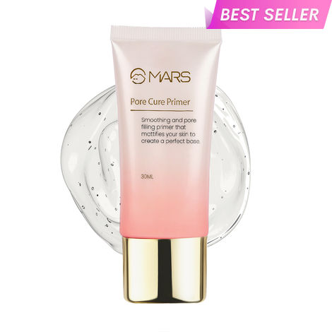 Buy MARS Pore Cure Primer | Smooth Base | Long Lasting Makeup Primer with Oil Control (30 ml)-Purplle