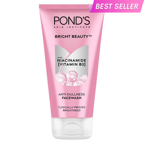 Buy Ponds Bright Beauty Spotless Glow Facewash with Vitamin B3, 150gm-Purplle