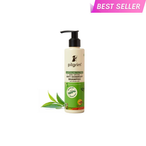 Buy Pilgrim Australian Tea Tree, Anti-Dandruff Shampoo, 200 ml, Softens & Protects Dandruff- Prone Hair-Purplle