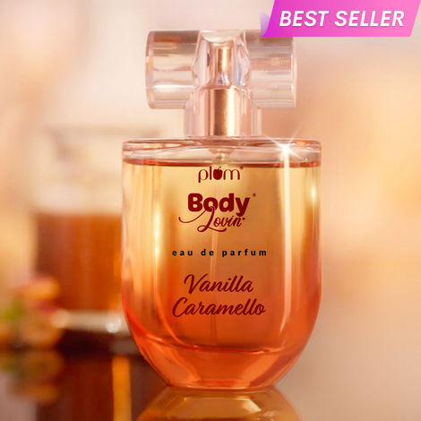 Buy Plum Body Lovin' Vanilla Caramello Eau De Parfum | Long Lasting & Premium Gourmand Fragrance | Luxury Perfume For Women | Vanilla, Caramel & Pistachio Notes | Perfect For All Occasions  (50 ml)-Purplle