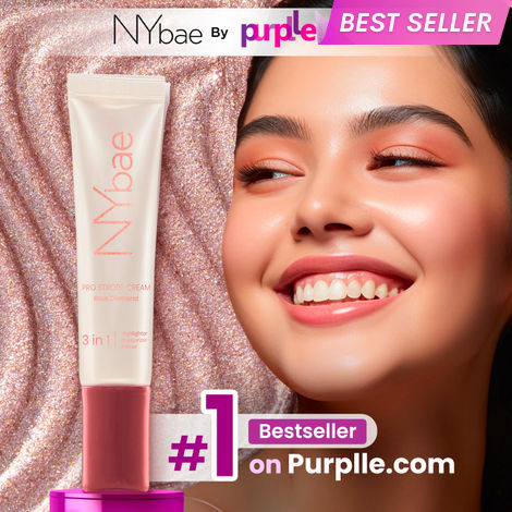 Buy NY Bae PRO Strobe Cream - Rose Diamond (12 gm) | Primer + Highlighter + Moisturizer | Dewy Makeup | Glowing Korean Skin | Liquid Highlighter | Intense Glow | Best Suited For Normal To Dry Skin-Purplle