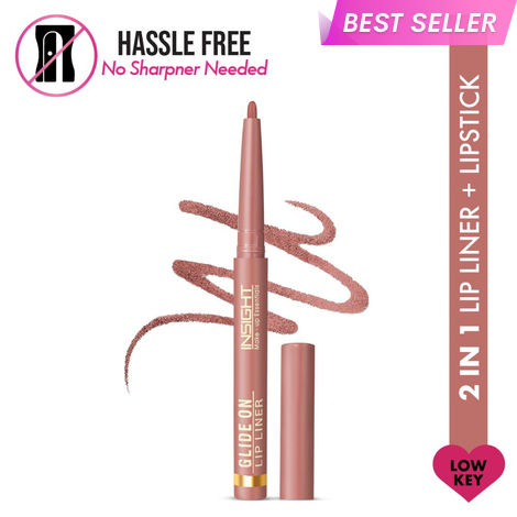 Buy Insight Cosmetics Glide On Lip Liner - Low Key (0.3 gm)-Purplle