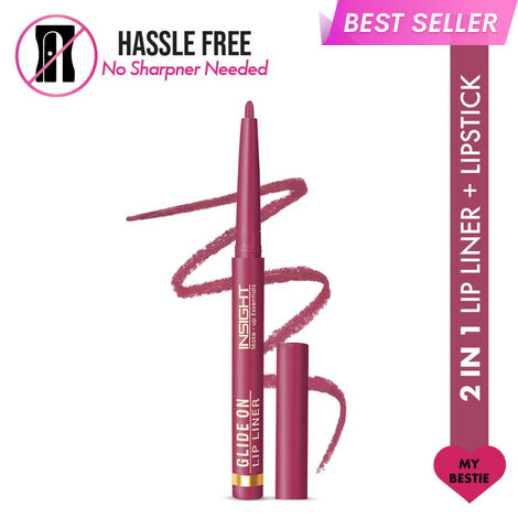 Buy Insight Cosmetics Glide On Lip Liner - My Bestie (0.3 gm)-Purplle
