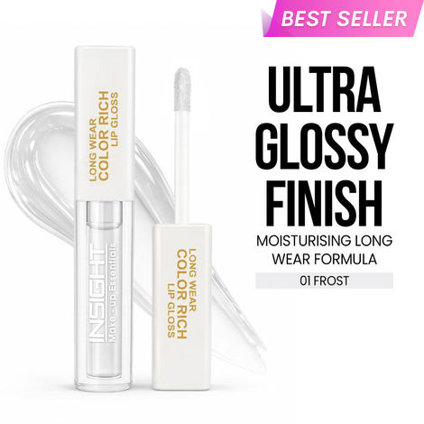 Buy Insight Cosmetics Long Wear Color Rich Lip Gloss - Frost (4 ml)-Purplle