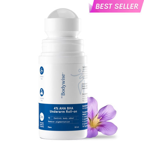 Buy Be Bodywise 4% AHA BHA Underarm Roll On (Flora Fragrance) - 50ml-Purplle