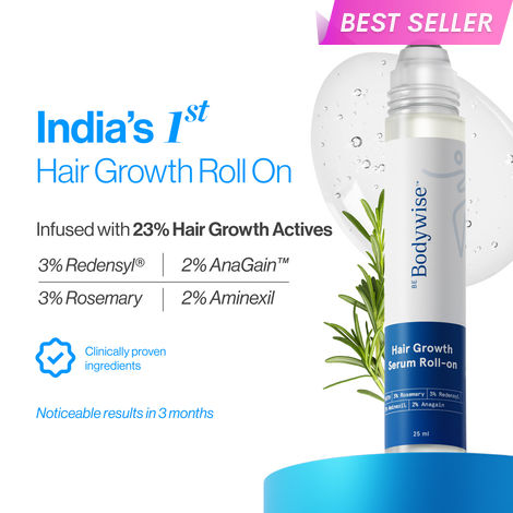 Buy Be Bodywise Rosemary Hair Growth Serum Roll On - 25 ml-Purplle