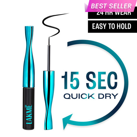 Buy Lakme 9 to 5 Eyeconic Liquid Eyeliner | Smudgeproof |Waterproof | Lasts upto 24 Hrs | Black |4.5 ml-Purplle