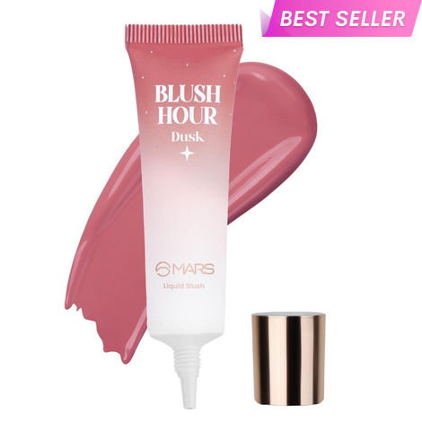 Buy MARS Liquid Blush Hour | Dewy-Matte Finish | Highly Pigmented | Lightweight & Long-Lasting Formula | Effortless Application (12 ml) (05-DUSK)-Purplle