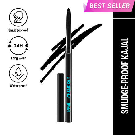 Buy Lakme Eyeconic Kajal, Deep Black, 0.35 gm-Purplle