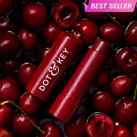 Buy Dot & Key Barrier Repair Hydrating Lip Balm SPF 50 | Cherry Crimson 4.5 gm-Purplle