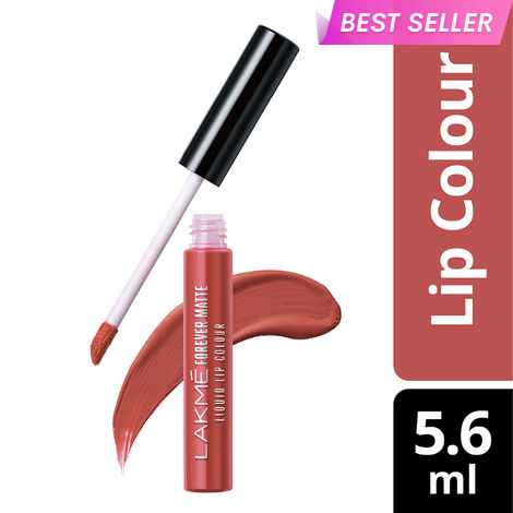 Buy Lakme Forever Matte Liquid Lip Colour, Coral Sense (5.6 ml)-Purplle