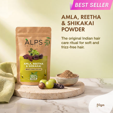 Buy Alps Goodness Amla Reetha & Shikakai(50 gm)-Purplle