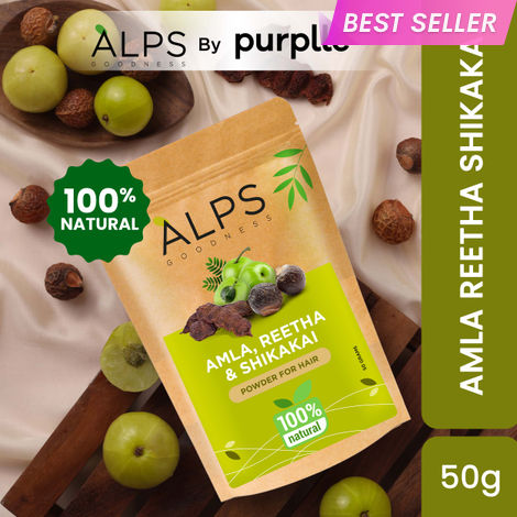 Buy Alps Goodness Amla Reetha & Shikakai(50 gm)-Purplle
