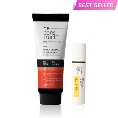Buy Deconstruct Bestselling Sun Essentials Duo (Fluid Sunscreen 50gm + Lip Balm 4gm)-Purplle