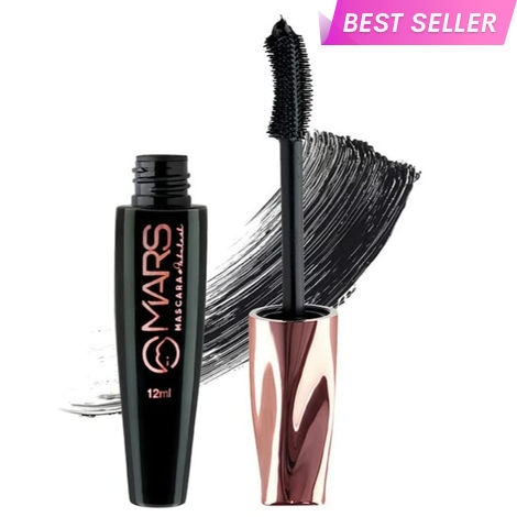 Buy MARS Fabulash Volumising Mascara | Up to 18 Hours Stay | Waterproof with Intense Jet Black Color (12 ml) (Black)-Purplle