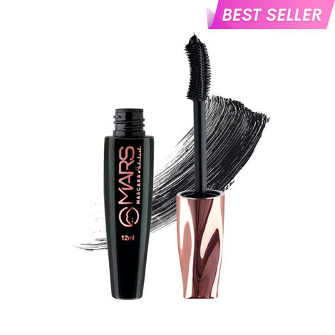 Buy MARS Fabulash Volumising Mascara | Up to 18 Hours Stay | Waterproof with Intense Jet Black Color (12 ml) (Black)-Purplle