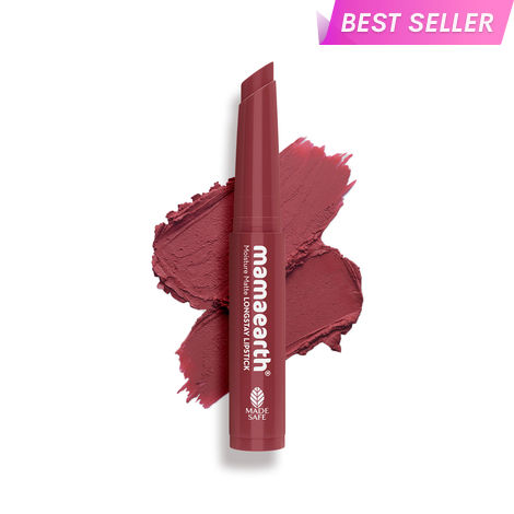 Buy Mamaearth Moisture Matte Longstay Mini Lipstick with Avocado Oil & Vitamin E for 12 Hour Long Stay-02 Plum Punch - 0.7 gm-Purplle