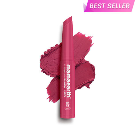Buy Mamaearth Moisture Matte Longstay Mini Lipstick with Avocado Oil & Vitamin E for 12 Hour Long Stay-03 Candyfloss Pink - 0.7 gm-Purplle