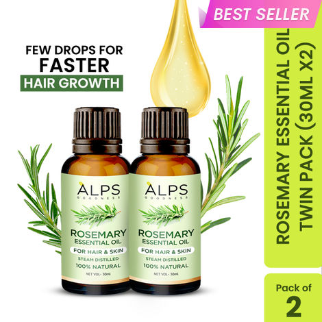 Buy Alps Goodness Rosemary Essential Oil Twin Pack (Pack of 2)-Purplle