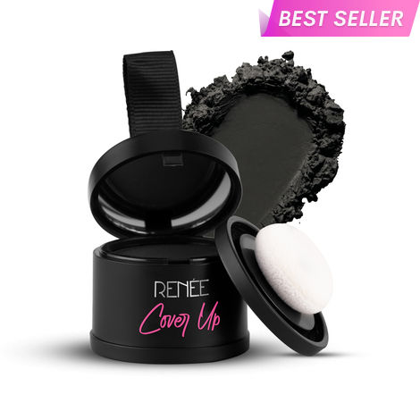 Buy RENEE Cover-Up Hair Powder- Black Helps Cover Grey Roots & Bald Spots Instantly Highly Pigmented For Fuller and Denser Hair Long-Lasting & Natural Matte Finish 4 gm-Purplle