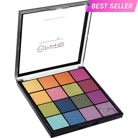 Buy MARS Highly Pigmented Mesmereyes Smoky Eyes, 16-Color Eyeshadow Palette | Multicolor | Matte Finish | Shimmery Eye Shadow Palette (20.8 gm) (03-Multicolor)-Purplle