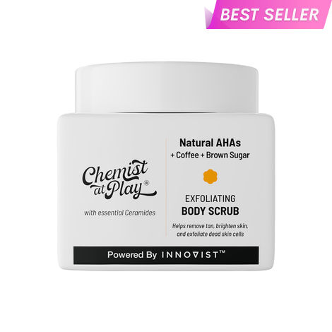 Buy Chemist at Play Exfoliating Coffee Body Scrub for Tan Removal, Soft-Smooth Skin with natural AHA Scrub (75 gm)-Purplle