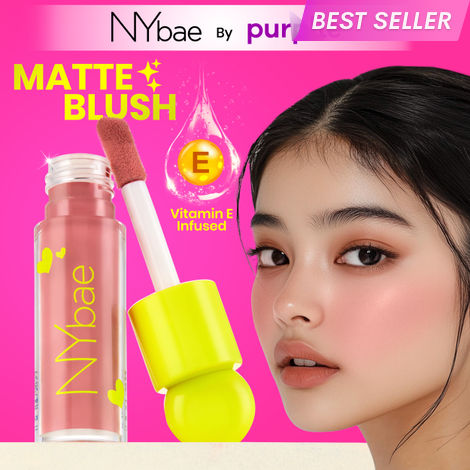 Buy NY Bae Dewy Creme Blush – Chirpy Peach 04 (5.5 ml) | Liquid Blush | Dewy & Bold Finish | Natural Glow | Lightweight Formula | Buildable Pigment | Everyday Makeup | Hydrating Blush | Silky & Weightless | Long-Lasting Wear-Purplle