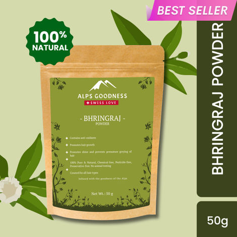 Buy Alps Goodness Powder - Bhringraj (50 gm)-Purplle